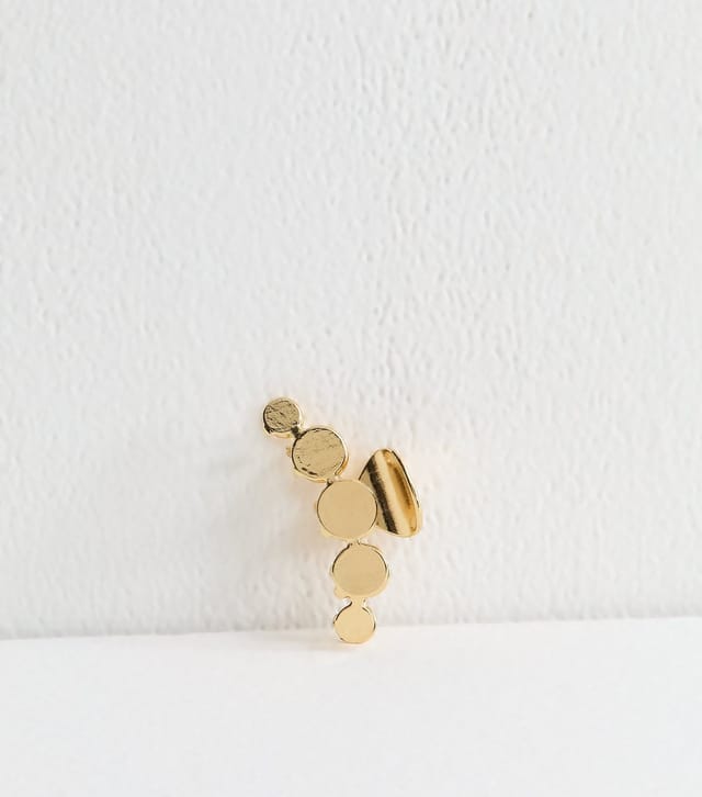 New Look Gold Tone Circle Hair Claw Clip New Look - 2