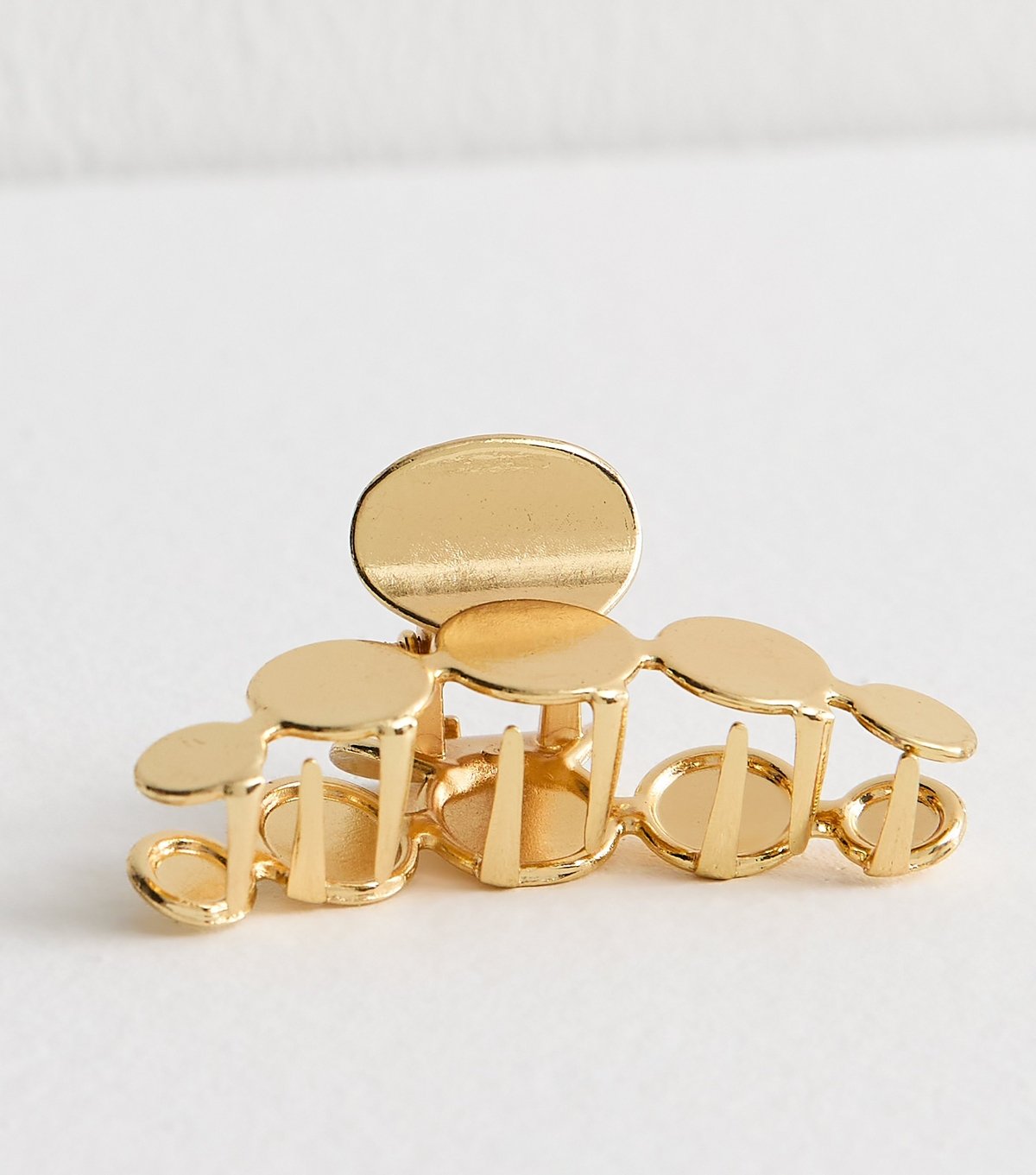 New Look Gold Tone Circle Hair Claw Clip New Look - 3