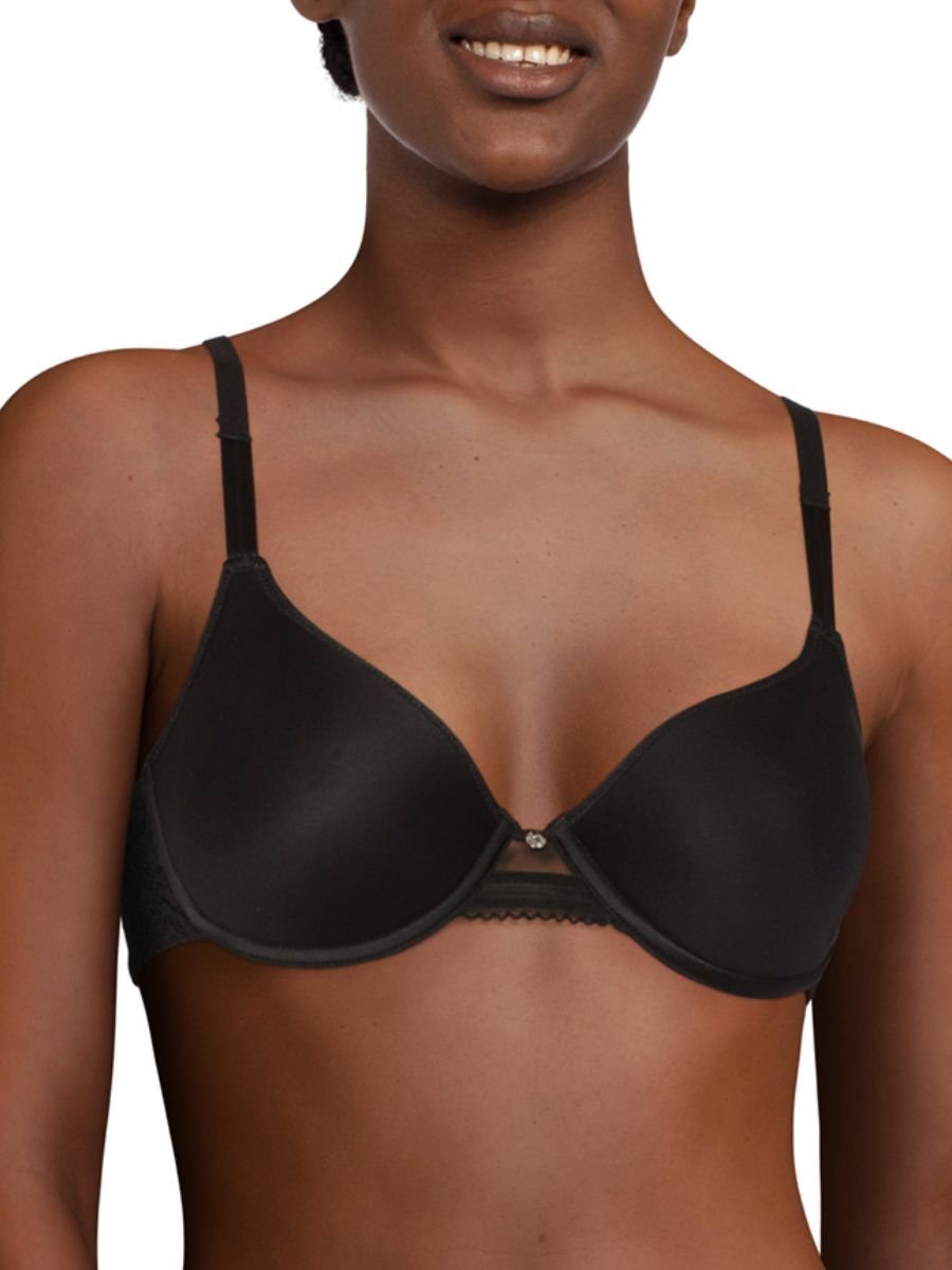 Chantelle Chantelle Women's C Jolie Memory Foam T-Shirt Bra in Black - 2