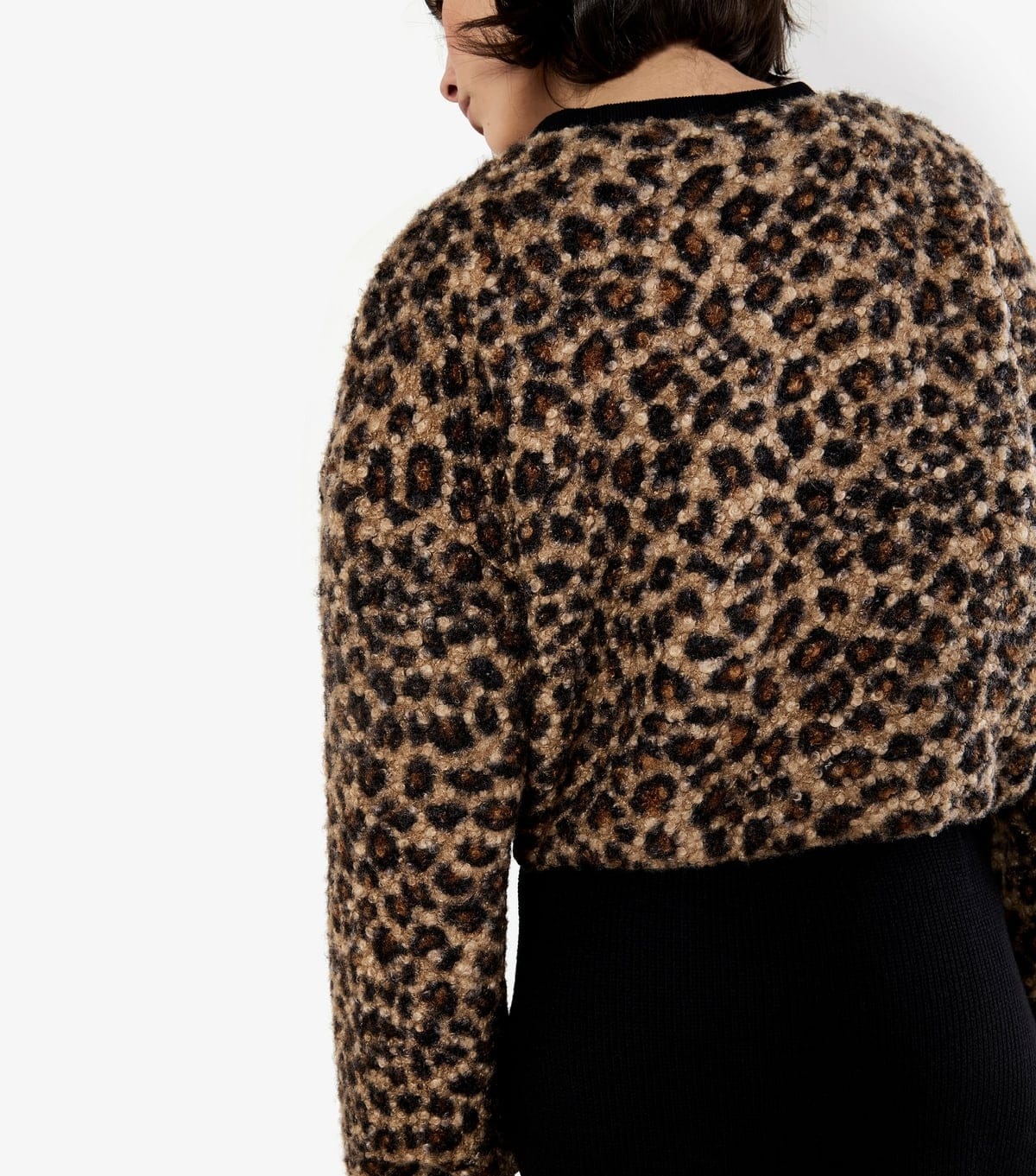 Apricot Women's Brown Leopard Boucle Jumper Apricot New Look - 2