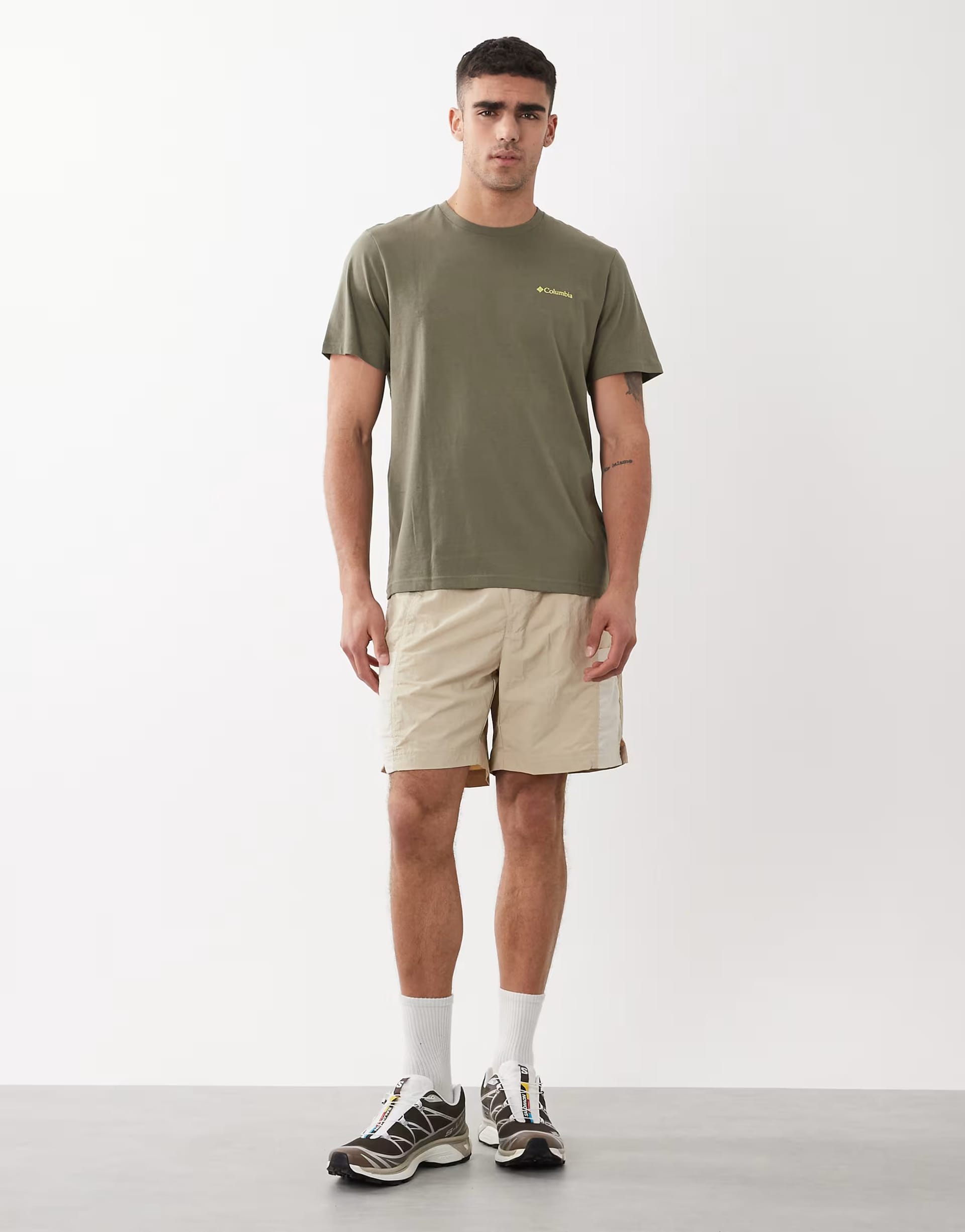 Columbia Sequoia Grove Woven Shorts in Beige by ASOS