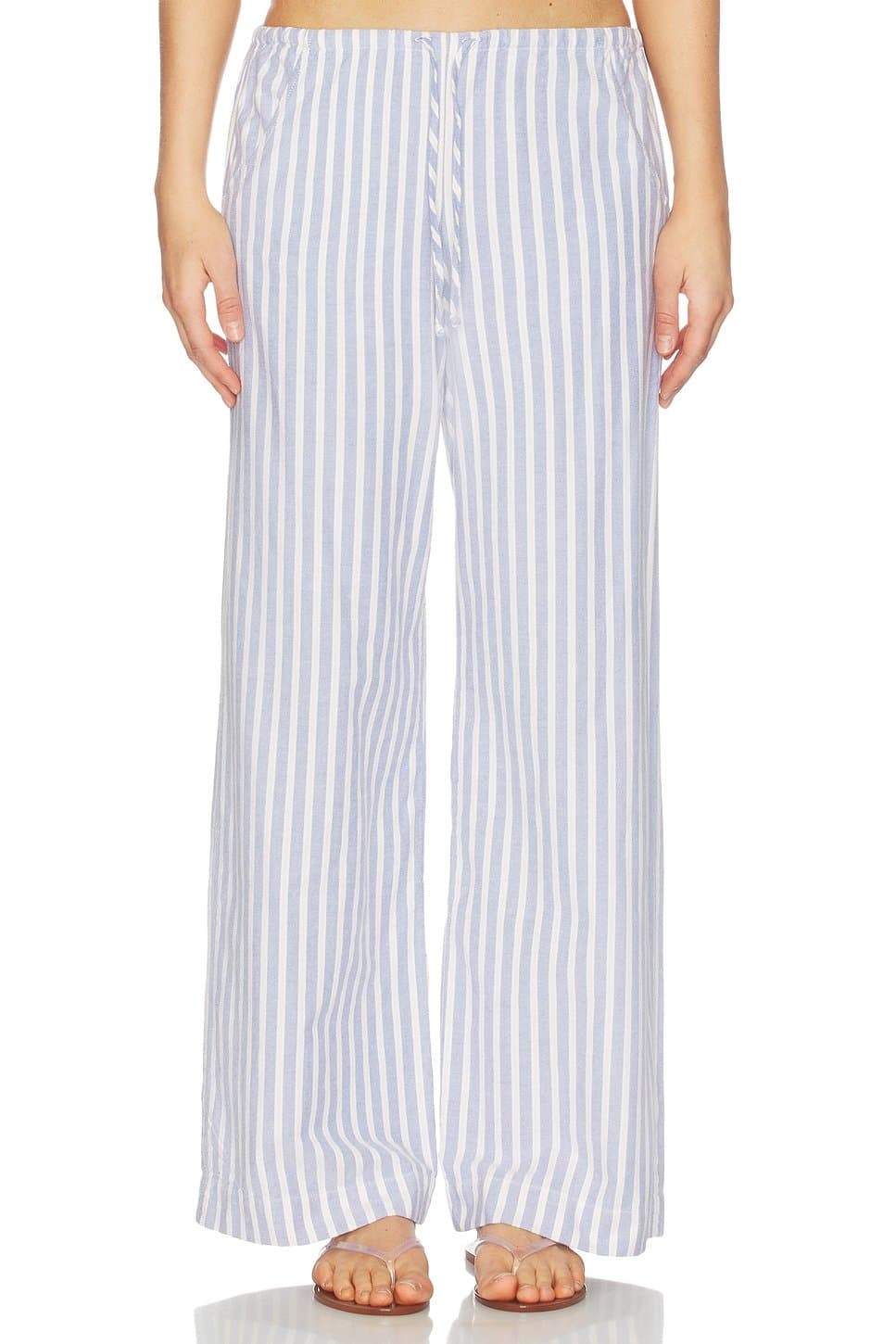 revolve The Oxford Stripe Drawstring Pant