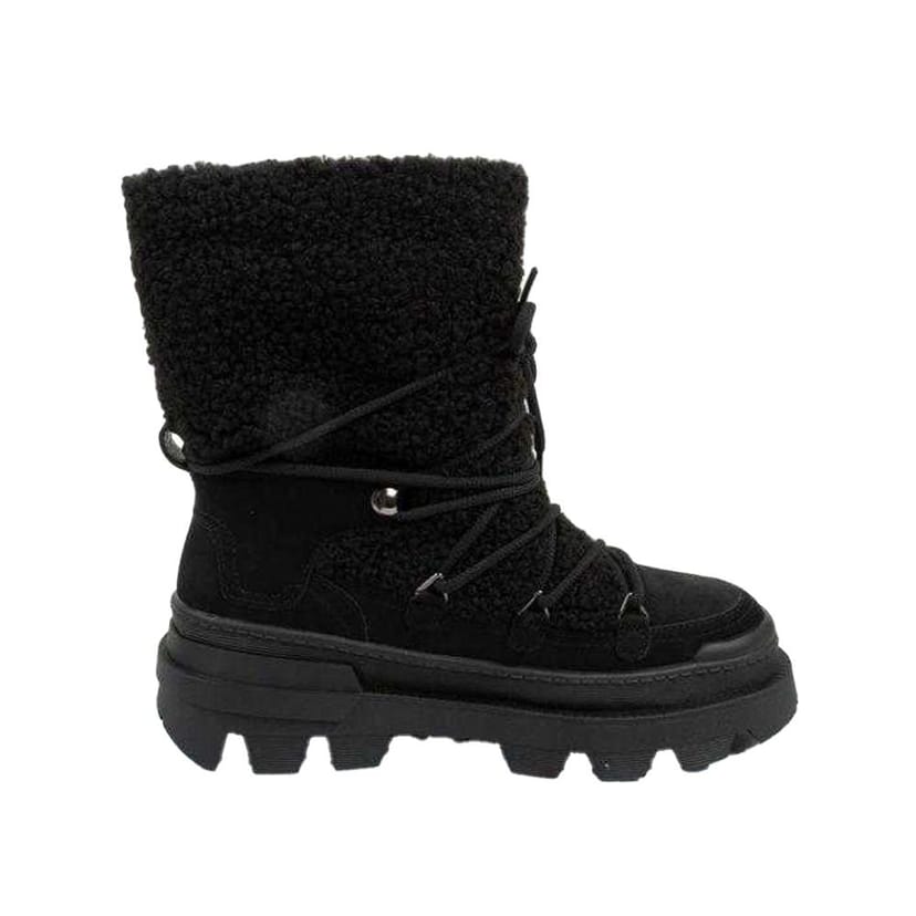 Lee Cooper Lee Cooper Women's logical Leather Snow Boots in Black - 1