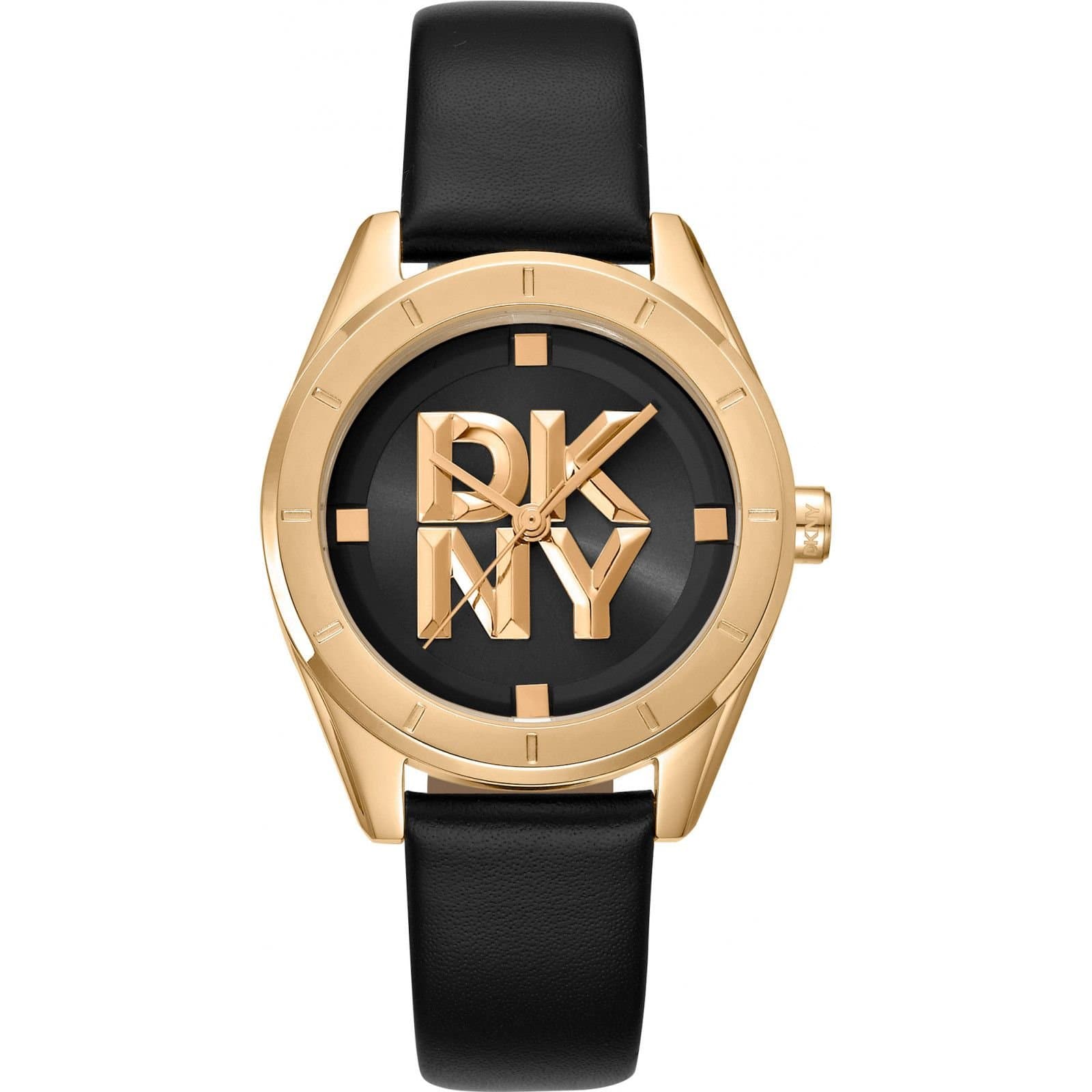 DKNY DKNY Women's DK1L016L0025 Chambers 34mm Quartz Watch in Black