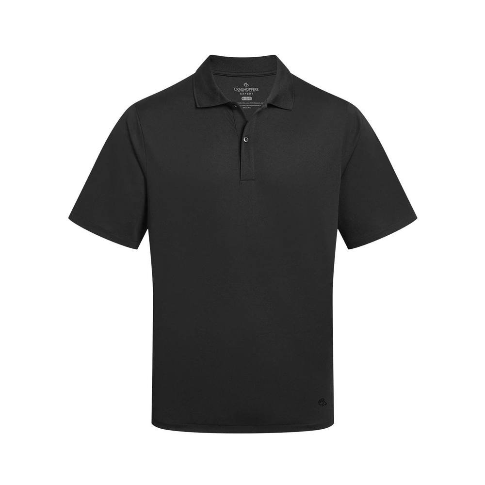 Craghoppers Craghoppers Men's Basecamp Wicking Polo Shirt in Black - 4