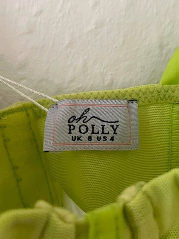 Oh Polly Oh Polly corset bra crop top size 8 small festival clubbing style y2k
