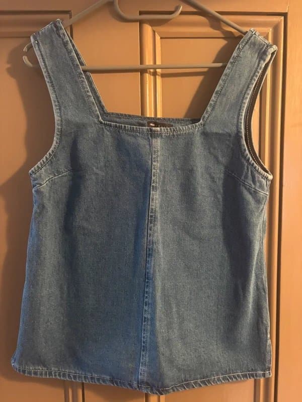 ASOS Design Asos Design denim long tank top in indigo
