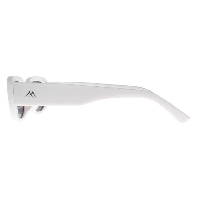 montana montana Women's Rectangle White Smoke Grey Polarized MP65 - 3