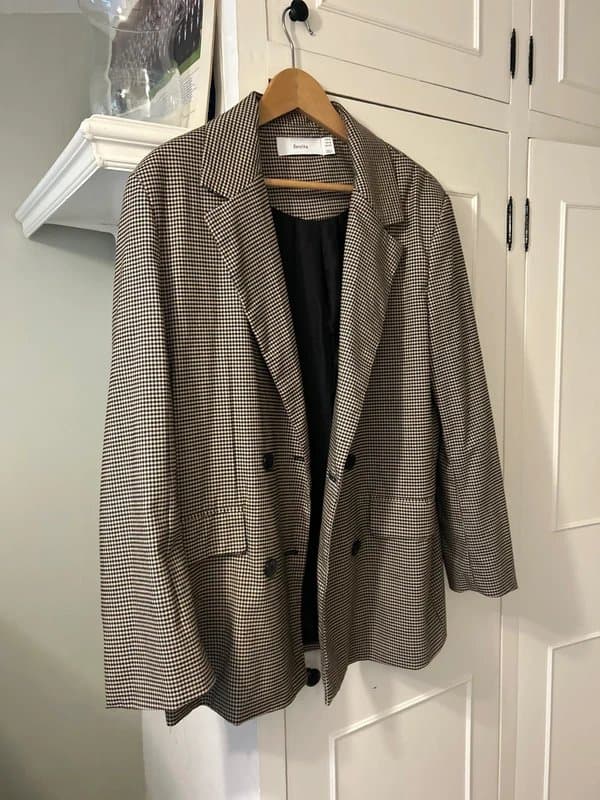 Bershka Bershka checkered blazer size M