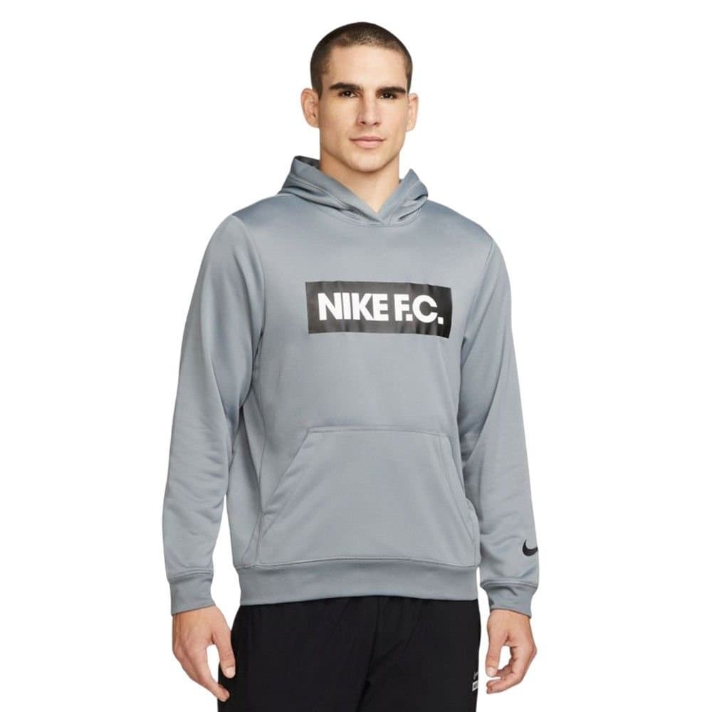 Nike Nike Men's DF FC Libero Hoodie in Light Grey