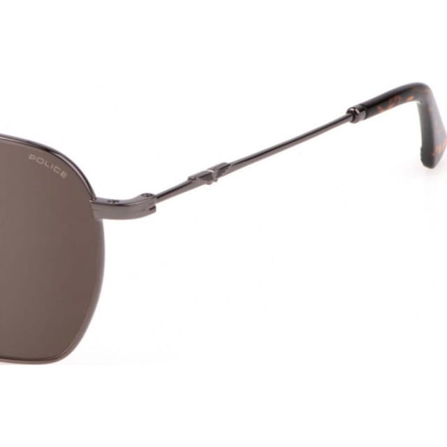 Police Police Men's SPLL06-540568 Square/Rectangle Sunglasses in Brown - 2