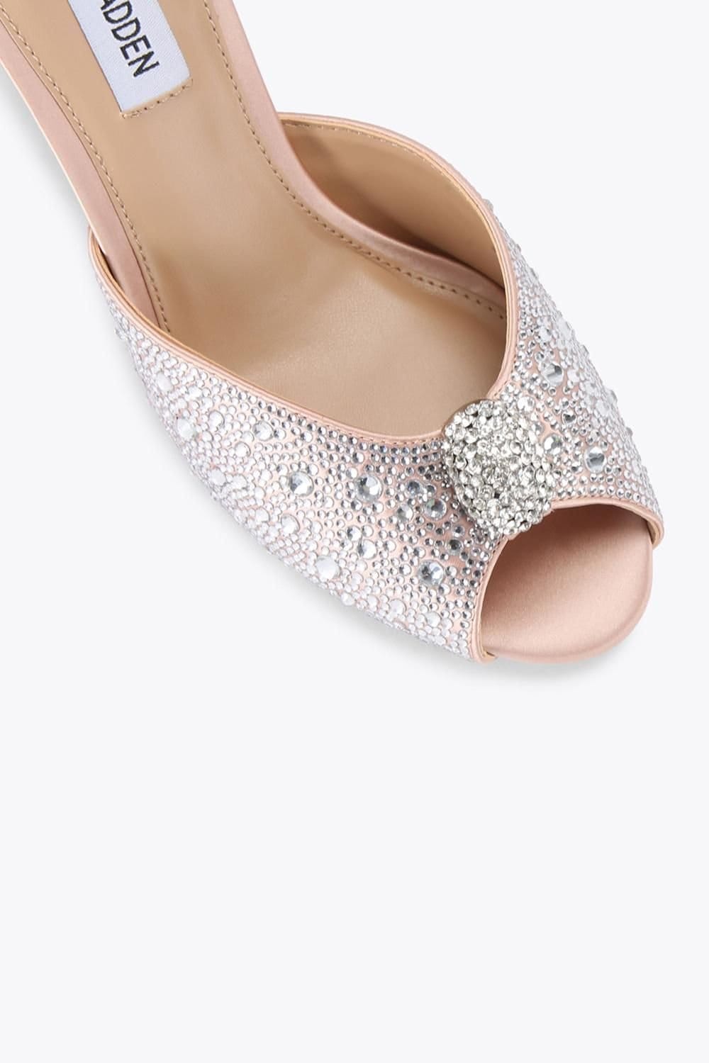 Steve Madden STEVE MADDEN Women's 'Regalia Champagne' Satin Heels in Pink - 4