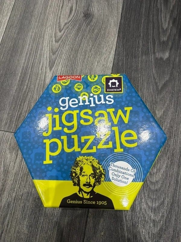Hasbro Einstein² Genius Jigsaw Puzzle Mathematical Logic Brain Challenge Game-54 Pieces