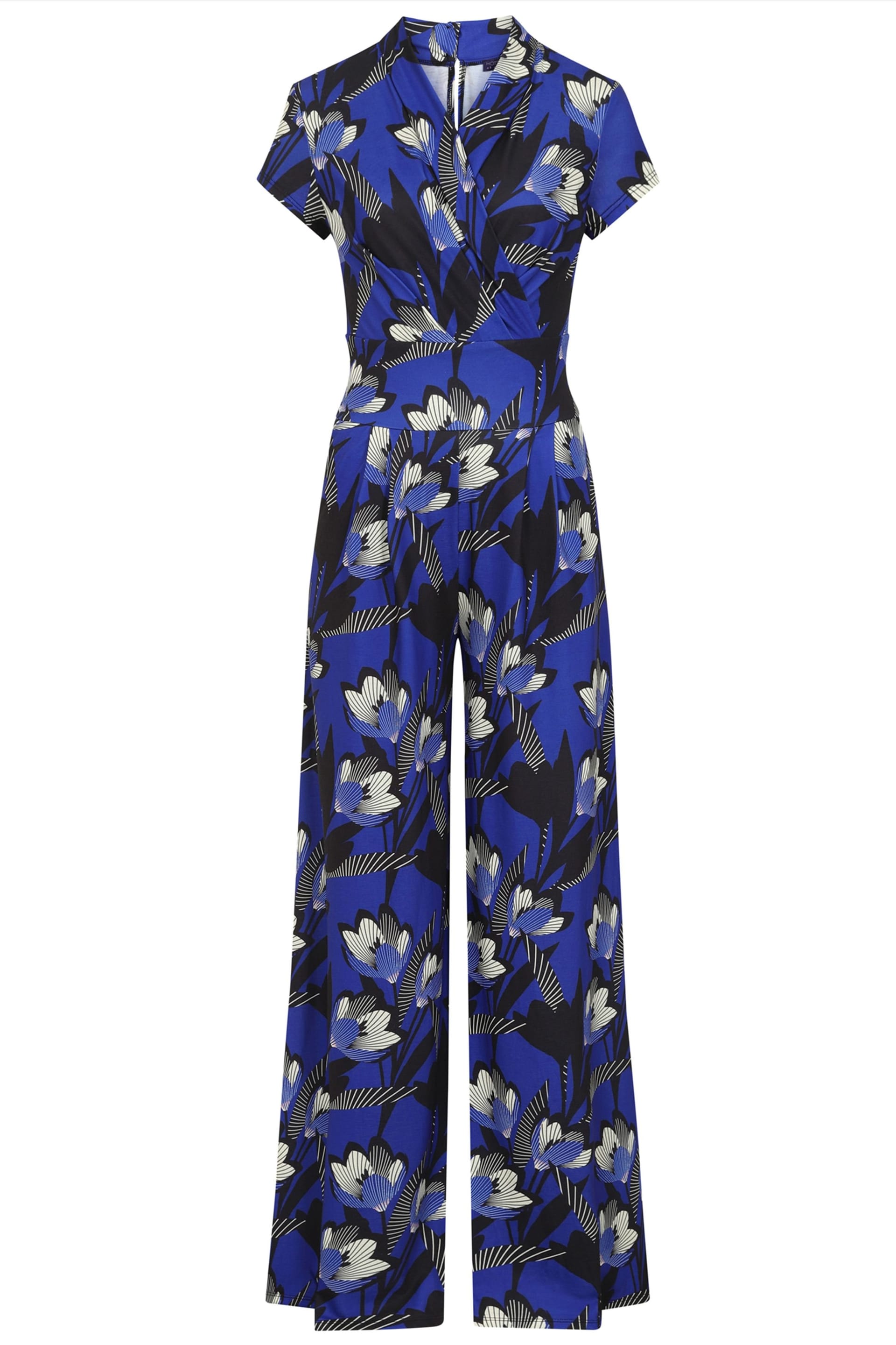 Hot Squash Hot Squash Women's Wideleg Jumpsuit in Dark Blue - 4