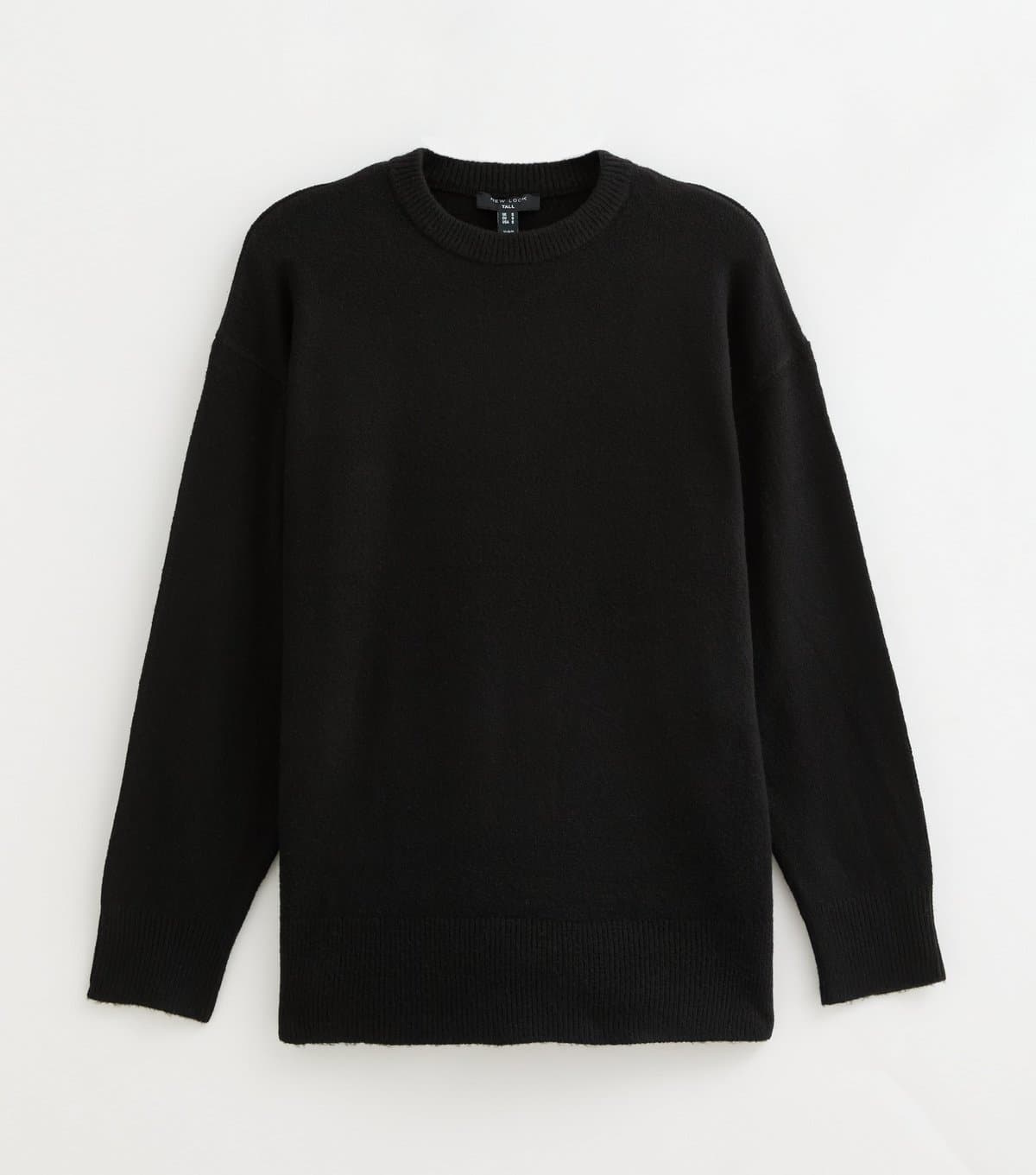 New Look Women's Tall Black Crew Neck Knitted Jumper New Look