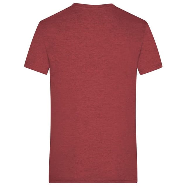 James and Nicholson James and Nicholson Men's Heather T-Shirt in Wine - 2