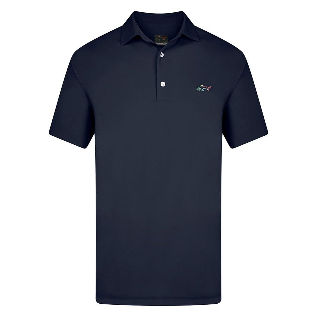 Greg Norman Greg Norman Men's 'Shark' Core Polo Shirt in White - 2