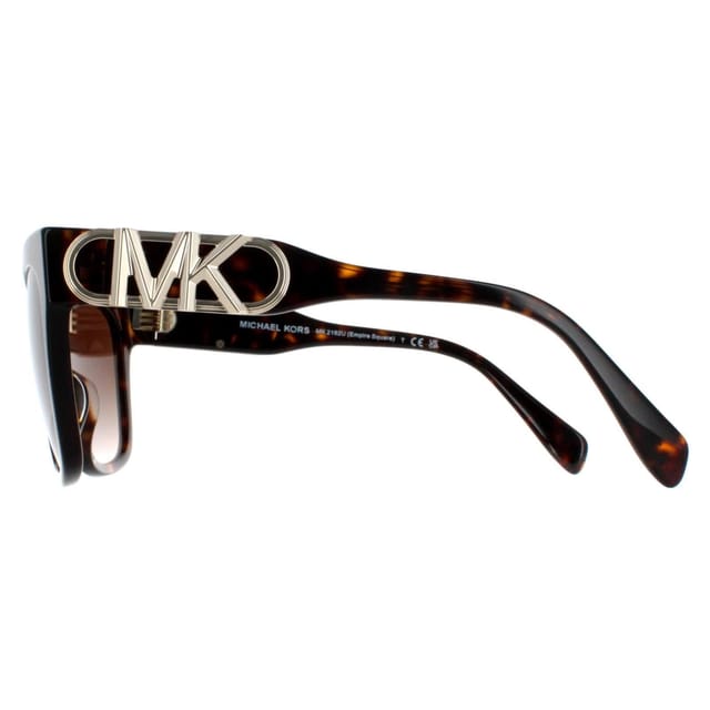 Michael Kors Michael Kors Women's Cat Eye Dark Tortoise Brown Gradient MK2182U Empire Square - 3