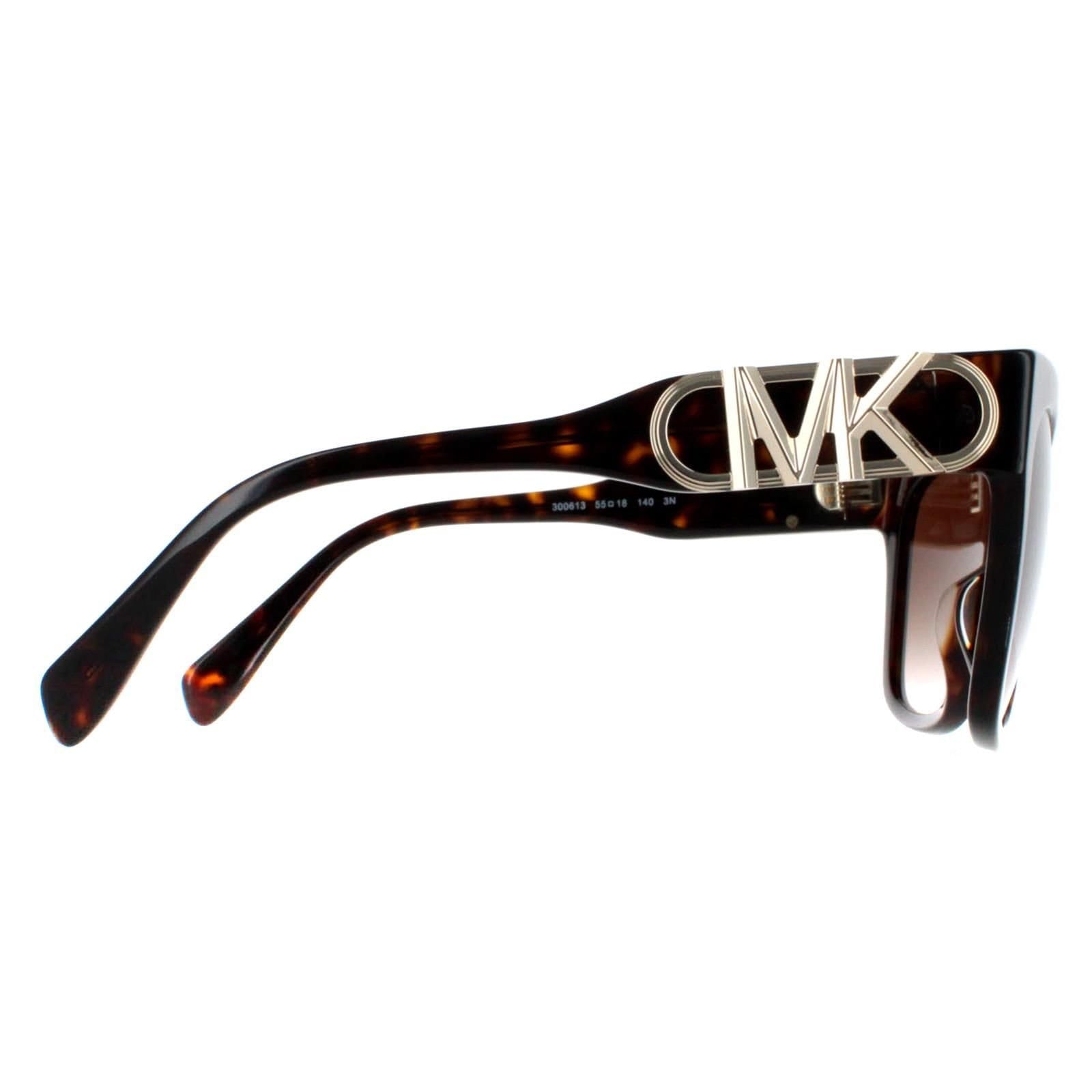 Michael Kors Michael Kors Women's Cat Eye Dark Tortoise Brown Gradient MK2182U Empire Square - 4
