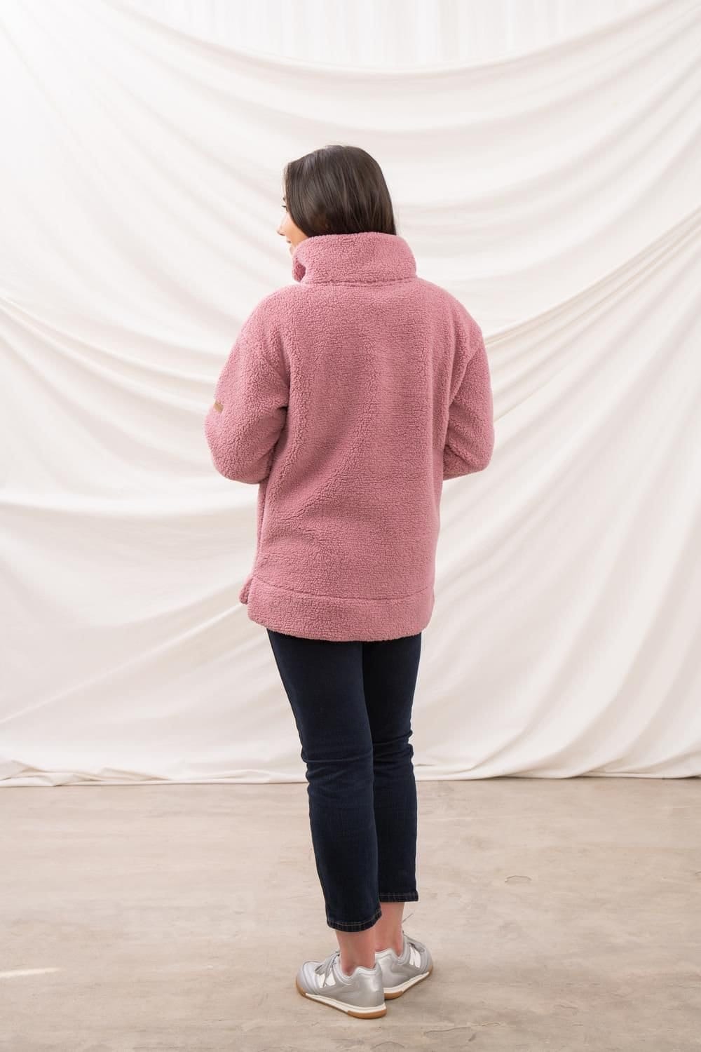 Lighthouse Clothing Lighthouse Clothing Women's Coast Fleece in Rose - 4