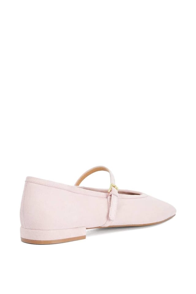 Dune London Dune London Women's 'Hearthrob' Suede Ballet Pumps in Pink - 3