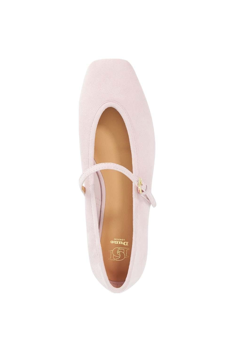Dune London Dune London Women's 'Hearthrob' Suede Ballet Pumps in Pink - 4