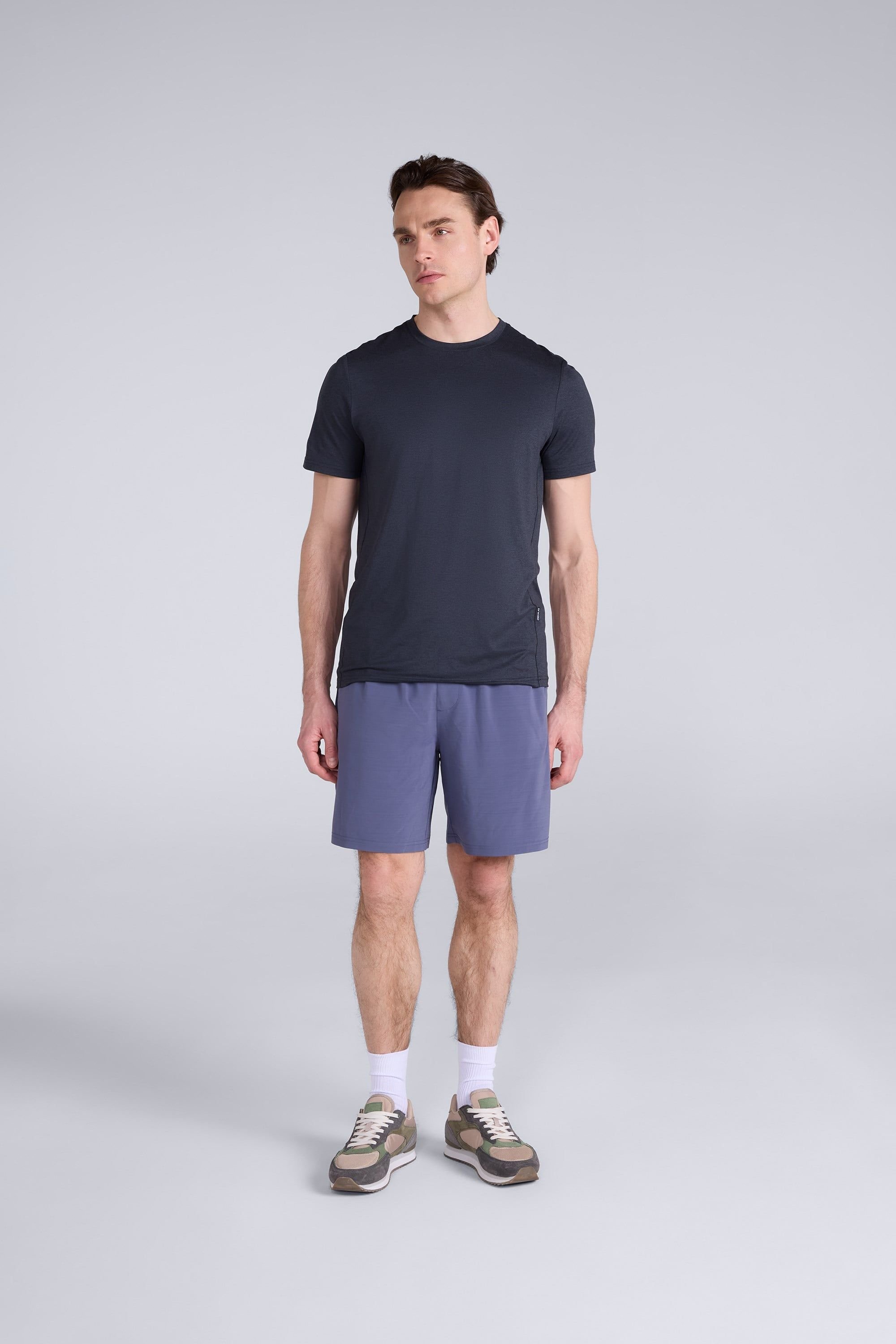 Animal Animal Men's 'Albie' Lightweight Stretchy Quick Dry Elastic Waist Active Shorts in Blue - 2