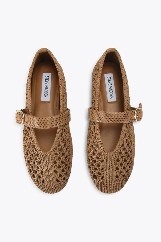 Steve Madden STEVE MADDEN Women's 'Alara Tan' Flats in Light Brown - 2