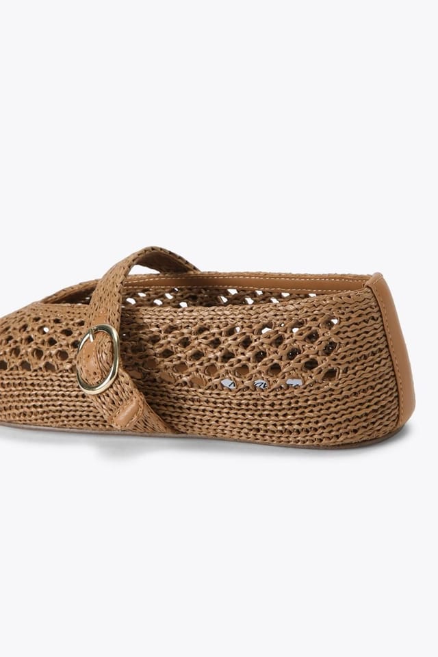 Steve Madden STEVE MADDEN Women's 'Alara Tan' Flats in Light Brown - 3