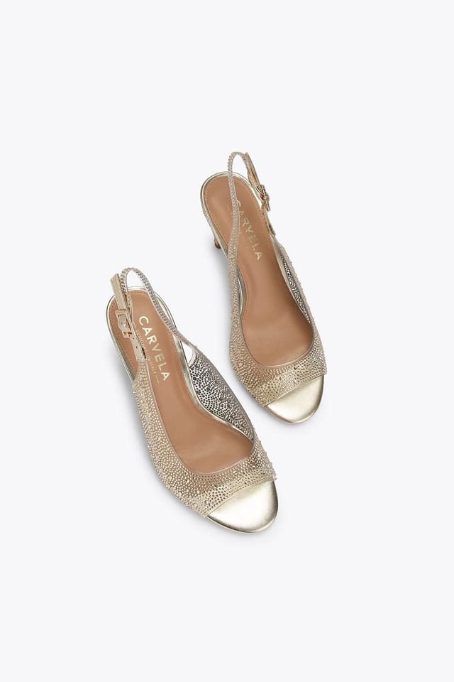 Carvela Carvela Women's 'Lovebird Sling' Heels in Gold - 2