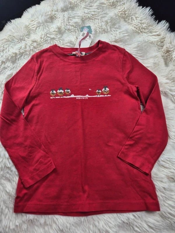 FatFace S174 fat face long sleeve top 5/6 years