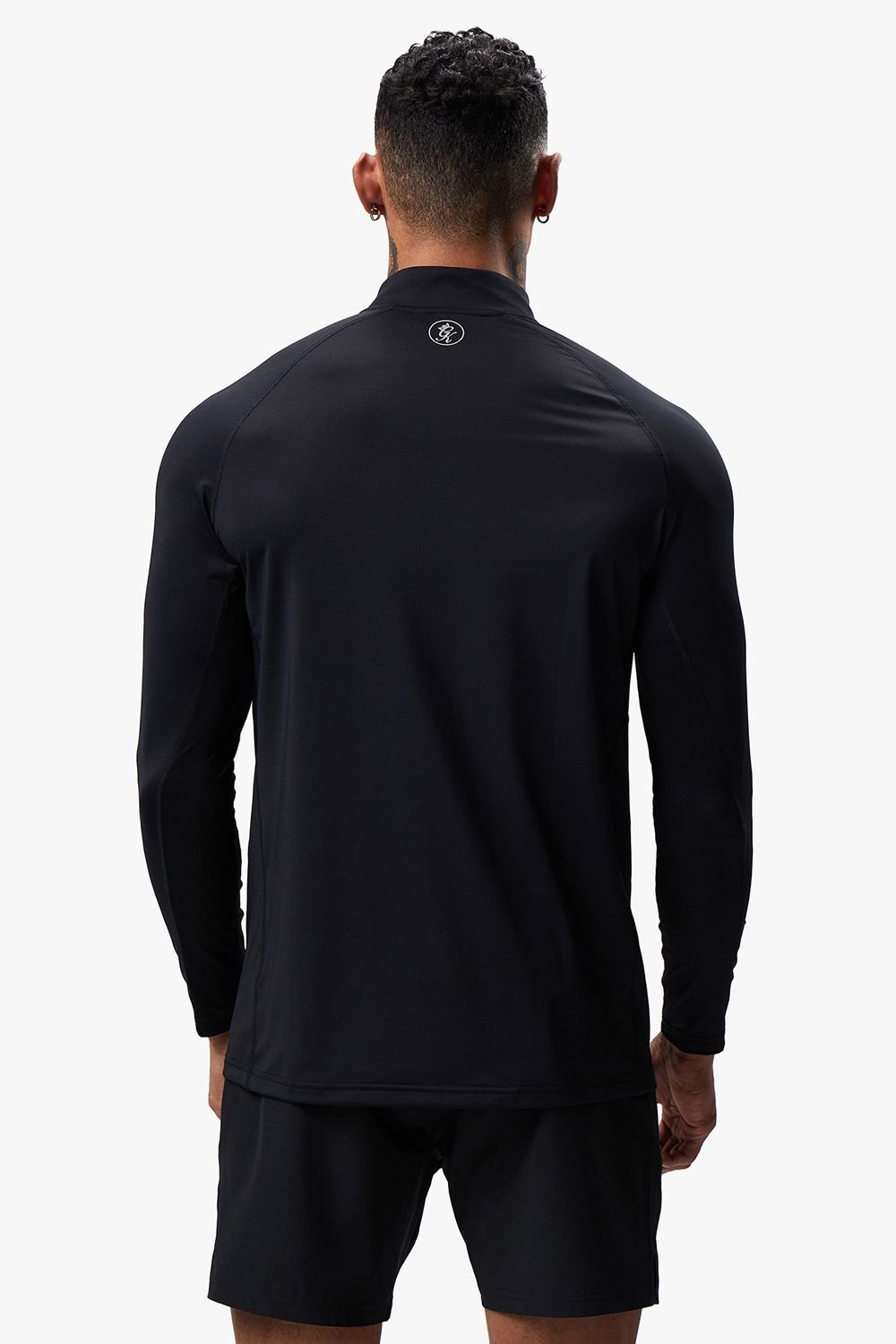 Gym King GYM KING Men's Energy 1/4 Zip Funnel Black - 3