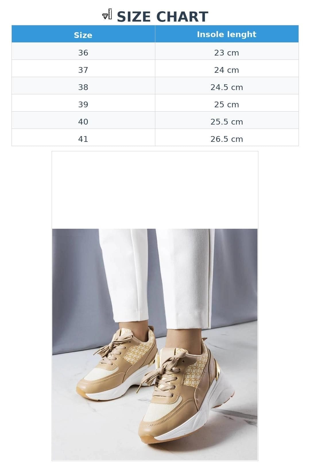 Love Lace Love Lace Women's Sport Shoes with Lora Hurtado Monogram Beige Casual Sneakers - 4
