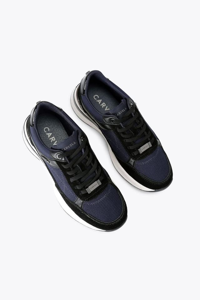 Carvela Carvela Women's 'Presto' Trainers in Navy - 2
