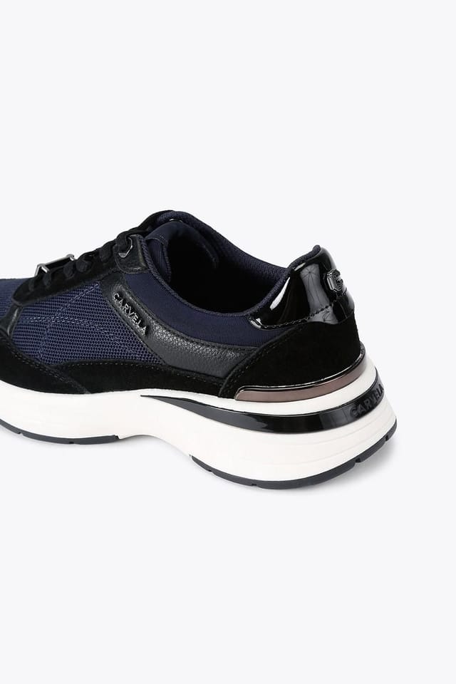 Carvela Carvela Women's 'Presto' Trainers in Navy - 3