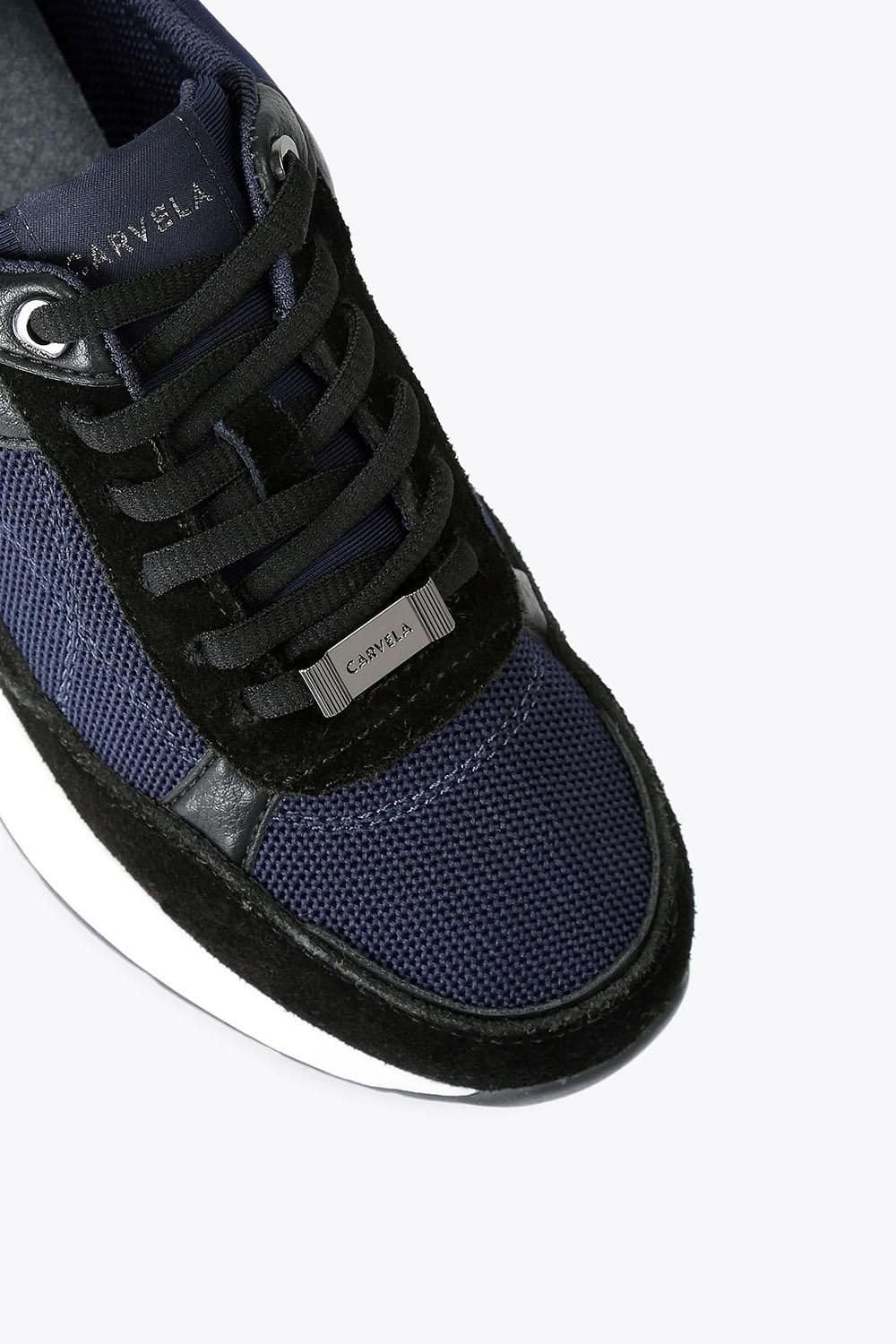 Carvela Carvela Women's 'Presto' Trainers in Navy - 4