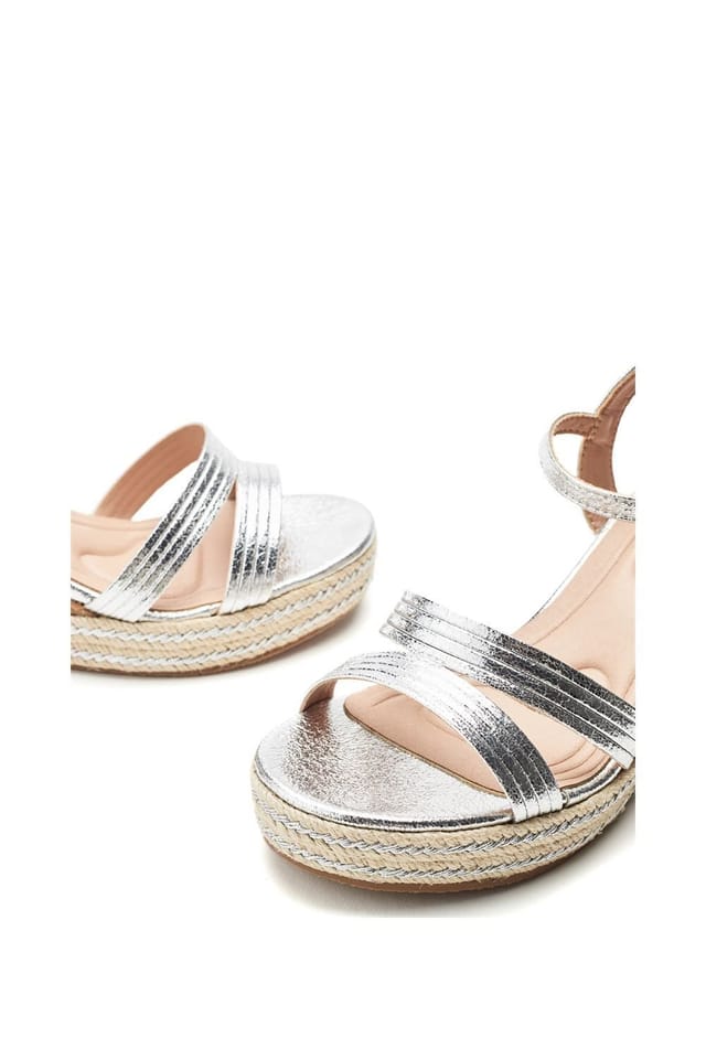 Moda In Pelle Moda In Pelle Women's 'Spot' Porvair Wedges in Silver - 3