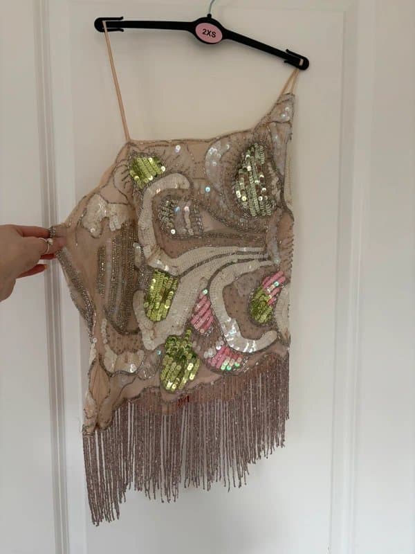 ASOS ASOS luxe Y2K vintage sequin top