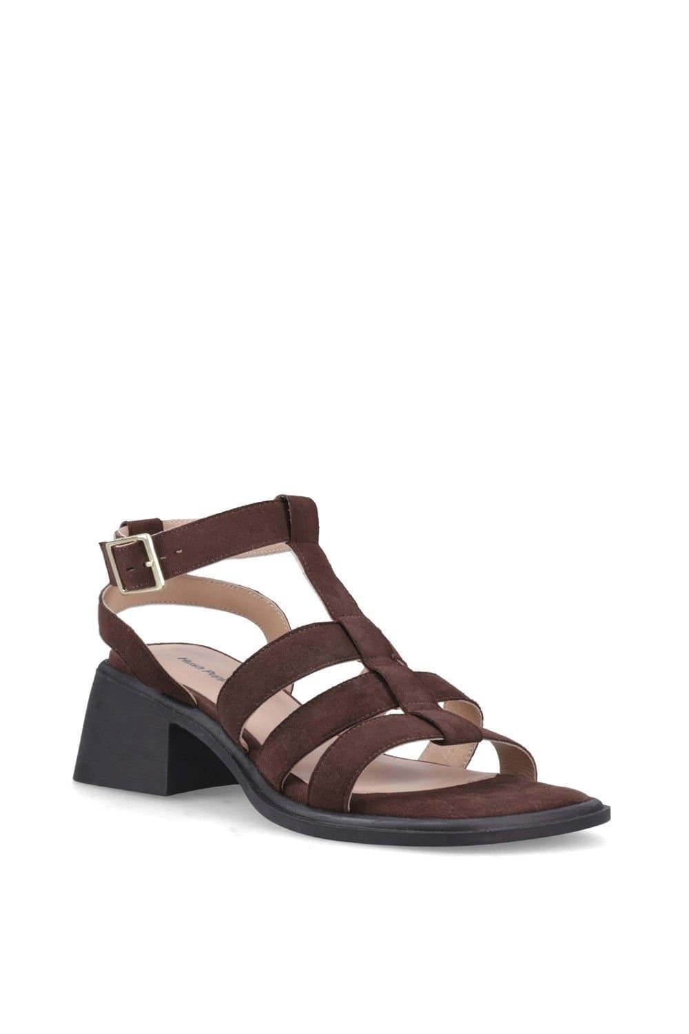 Hush Puppies Hush Puppies Women's Zelda Gladiator Heel in Chocolate