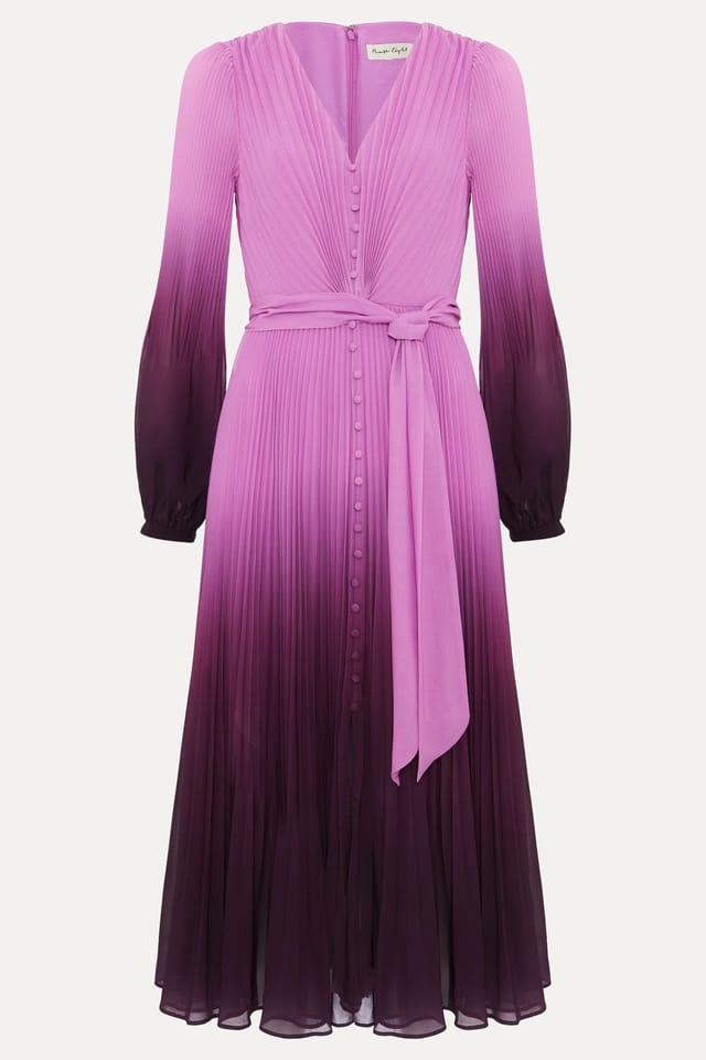 Phase Eight Phase Eight Women's Petite Mira Dress in Magenta - 2
