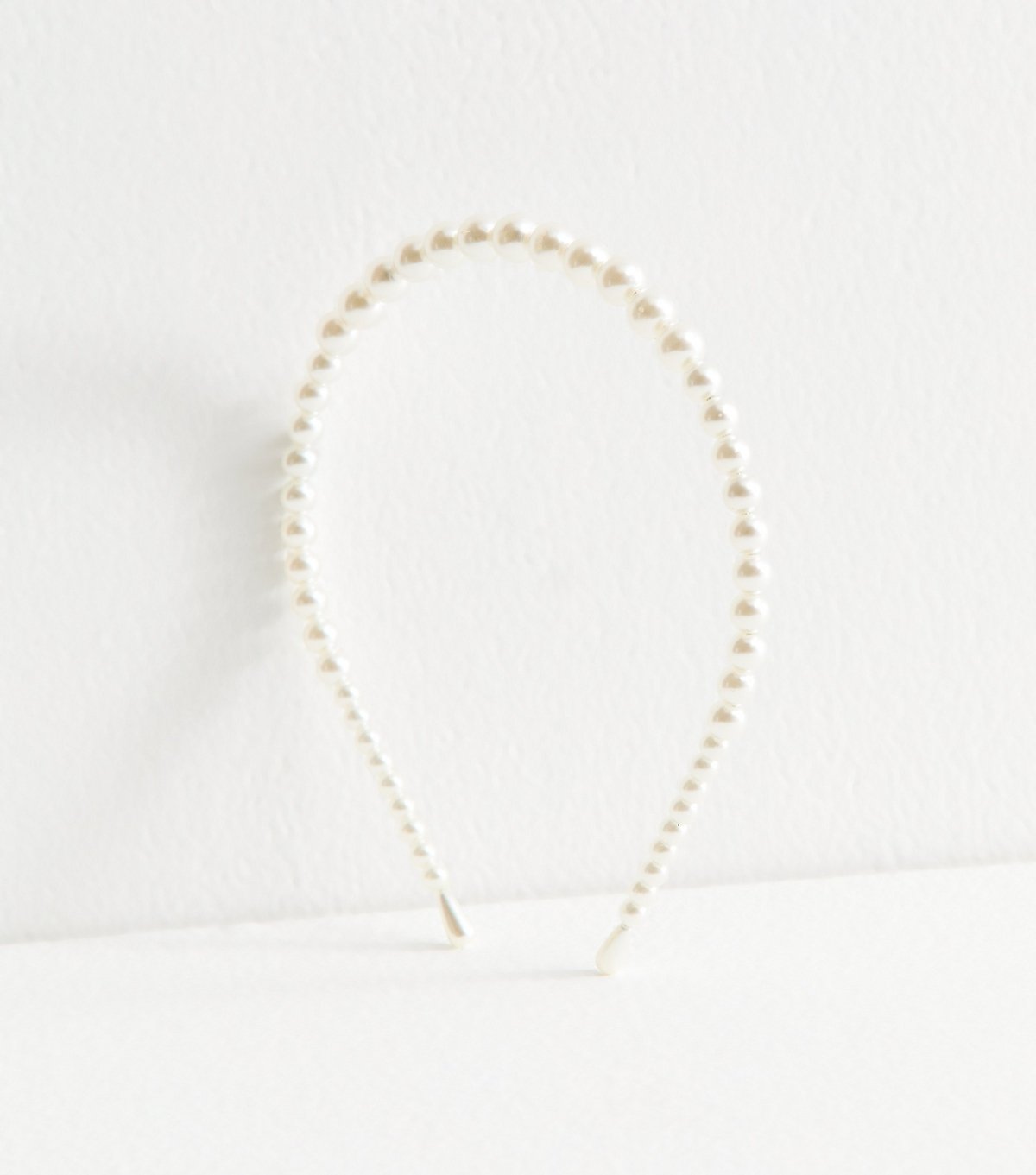 New Look Cream Faux Pearl Headband New Look - 2