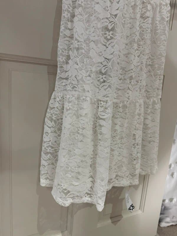 ASOS ASOS Mesh Lace Maxi Dress