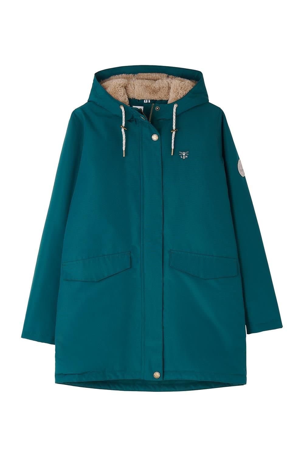 Lighthouse Clothing Lighthouse Clothing Women's Scarlet Waterproof Coat in Duck Egg Blue