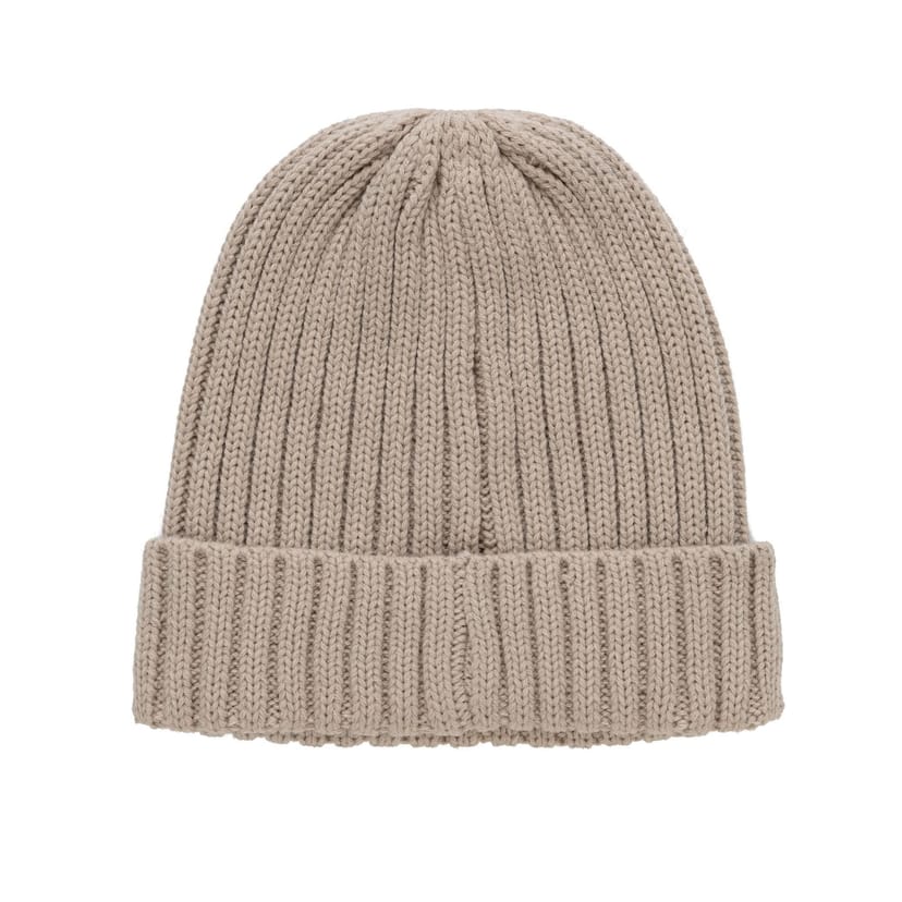 XD Design XD Design Men's Kennedi Ribbed Polylana Aware Beanie in Cream - 1