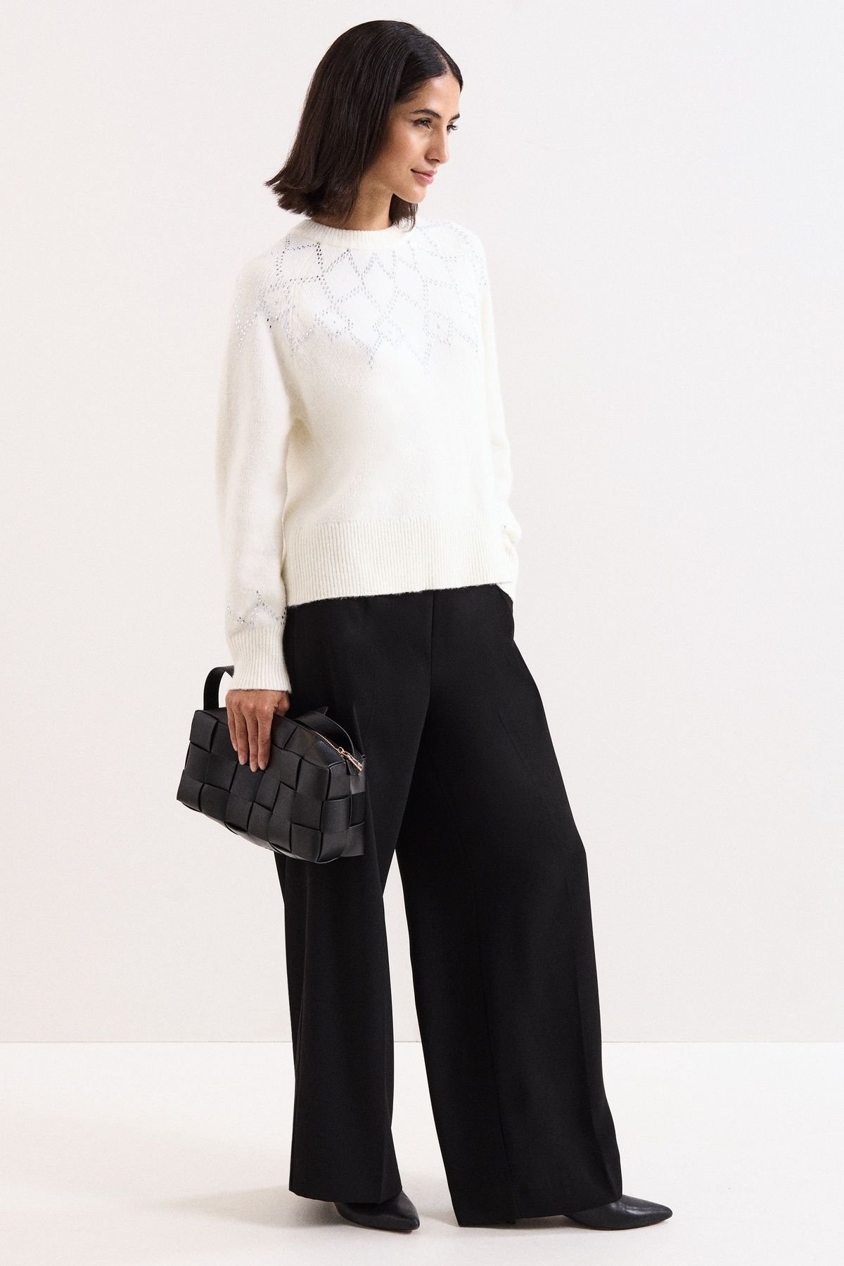 Phase Eight Phase Eight Women's Abigail Sweater in Soft White - 3