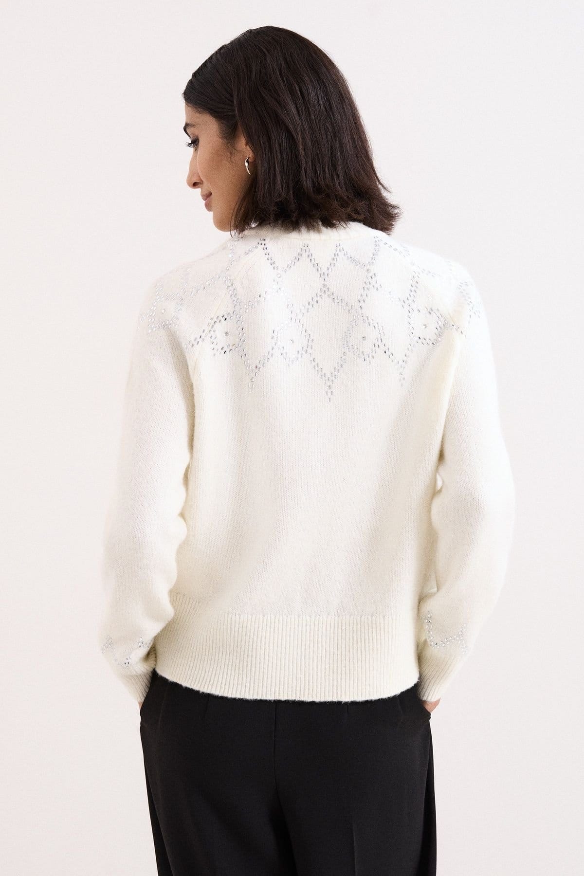 Phase Eight Phase Eight Women's Abigail Sweater in Soft White - 4