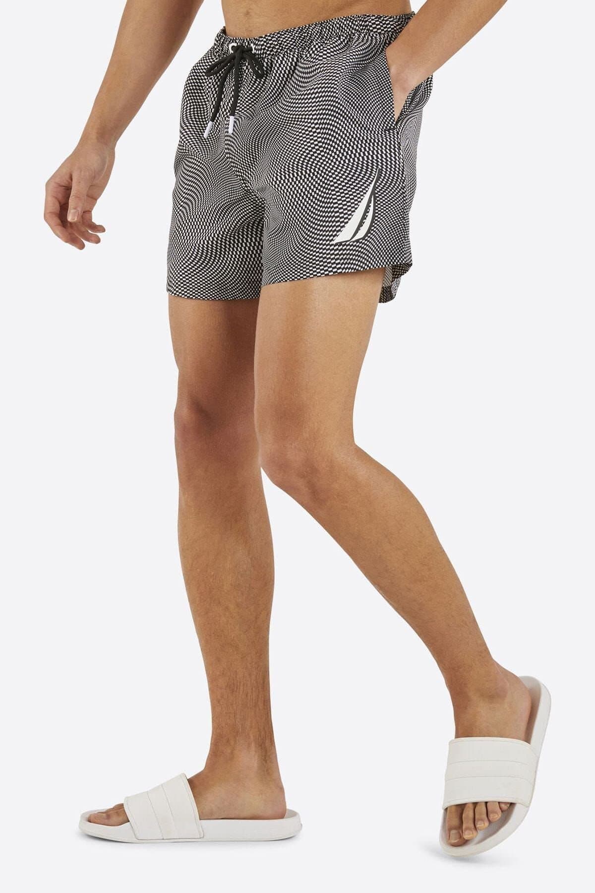 Nautica Nautica Men's 'Riker' 6" Swim Short in Black