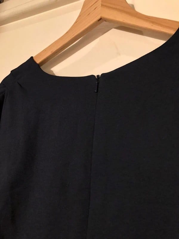Collectif Navy Ruffle Dress - Vintage 50s Evening Gown
