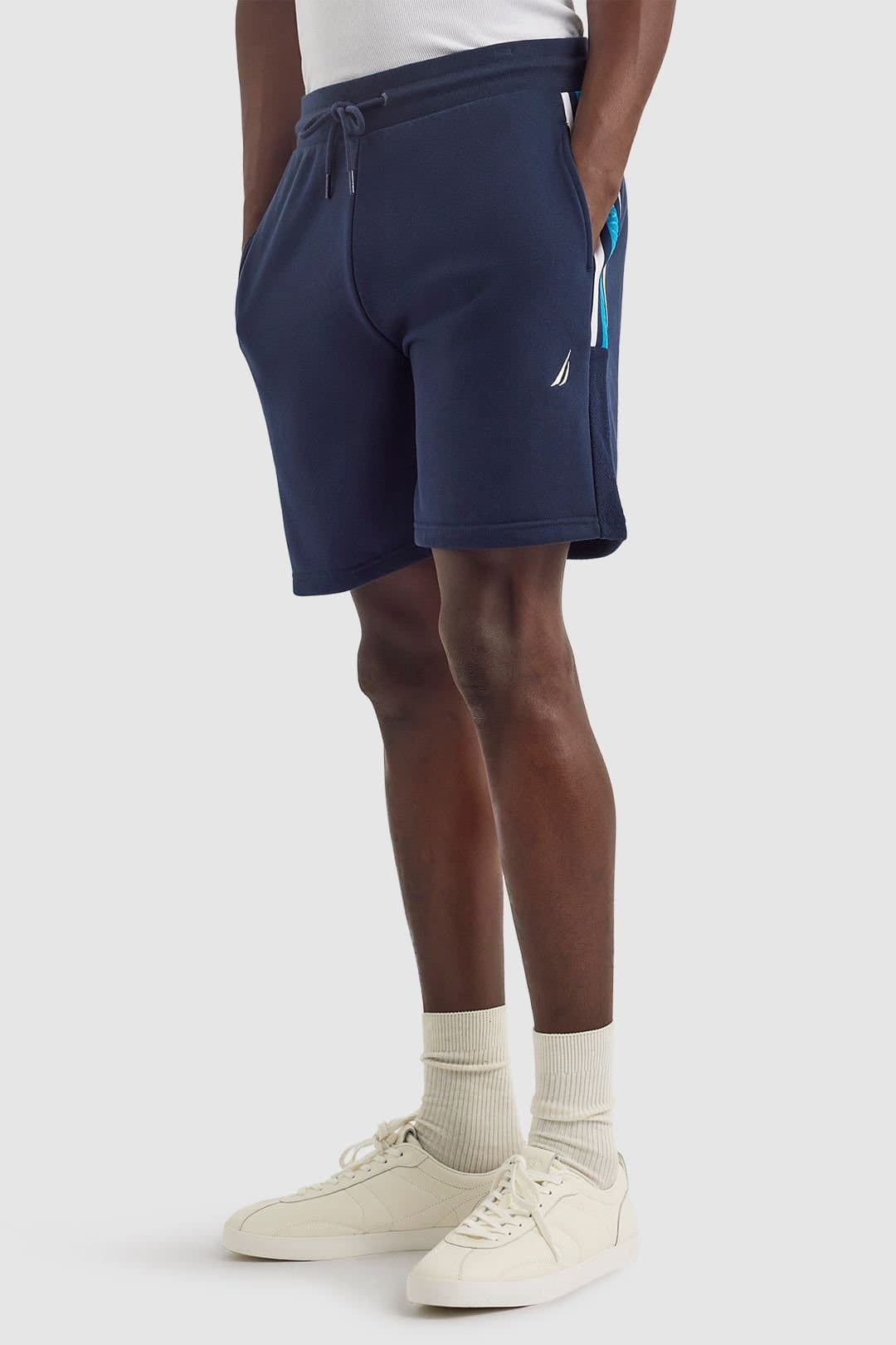 Nautica Nautica Men's Dark Navy Fleece Shorts