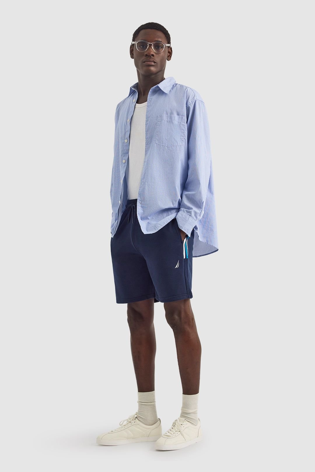 Nautica Nautica Men's Tane Fleece Short in Dark Navy - 3